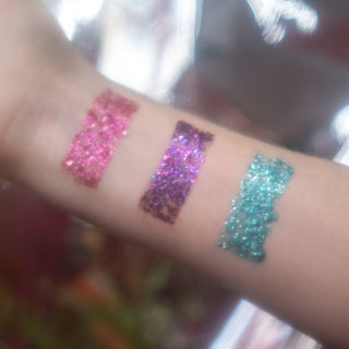 Trio of Pop Plant-based Body Glitter